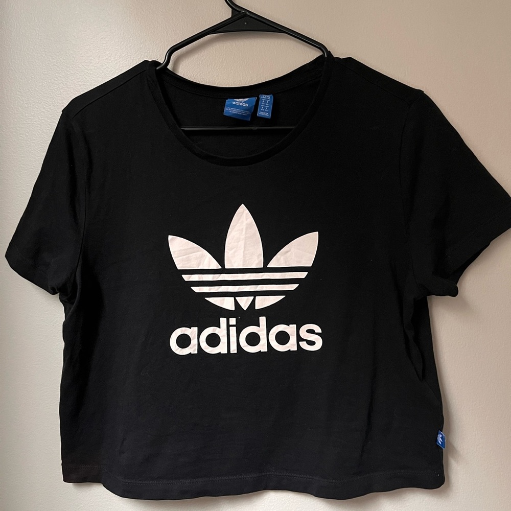 Adidas Black Crop Top